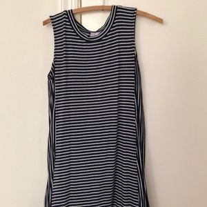 Small Blue and white striped dress